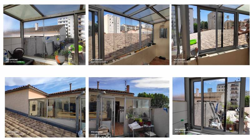 Pose d'une véranda à Narbonne dans l'Aude par notre menuisier 